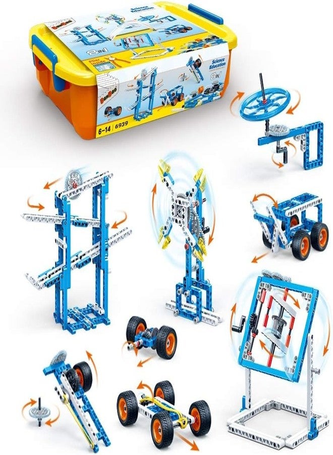 iduino 8 in 1 BanBao Stem Building Toys, DIY STEM Building Blocks Building Set, Kids Educational Toys, Stem Toys for 6 Year Old Boys 271 Pieces, Sceience Discovery Set Engineering Kit Building Blocks 6939 - Image 1